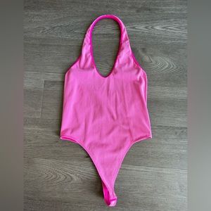 Pink bodysuit